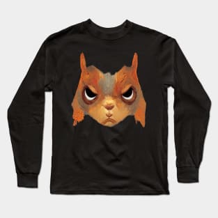 Angry Squirrel Long Sleeve T-Shirt